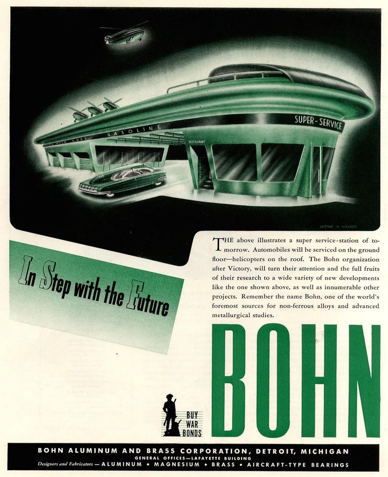 Illustration for article titled How We Imagined The Future Of Transportation Would Look In The 1940s